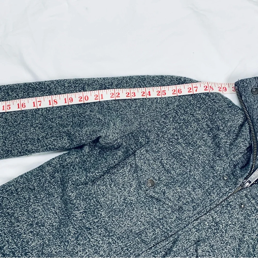 Burton Zip-Up Fleece Hoodie Sweatshirt Gray Medium Jacket Cozy Snowboarding - Picture 13 of 16